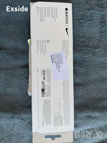 Продавам оригинална каишка за Apple Watch, Starlight/Pink Nike Sport Loop, 46mm, снимка 3 - Каишки за часовници - 55038189
