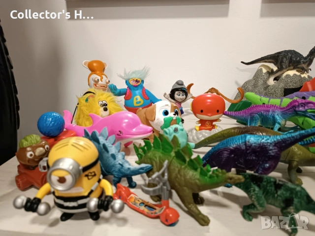 Голям лот играчки динозаври Батман Спайдърмен Миньони McDonalds, снимка 7 - Колекции - 54801524