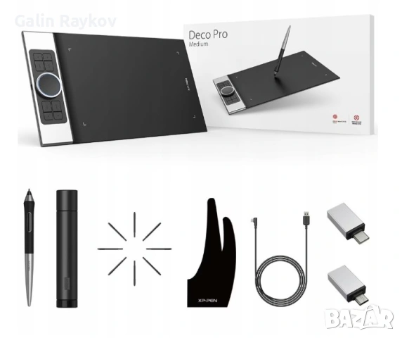 Графичен таблет XP-Pen Deco Pro Medium 27,9x15,2см
