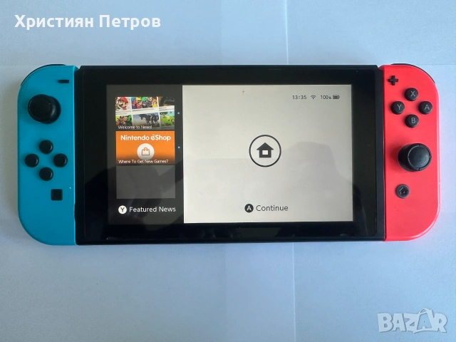 Игрална конзола - NINTENDO SWITCH - Joy-Con Blue / Red - HAC-001, снимка 2 - Nintendo конзоли - 55077418