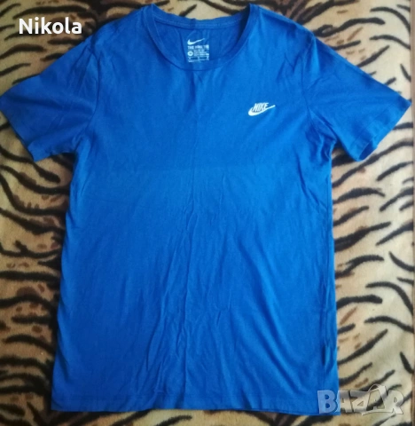 Продавам/Бартер NIKE/НАЙК Оригинална Синя 100% Памучна Тениска, снимка 2 - Тениски - 54802901