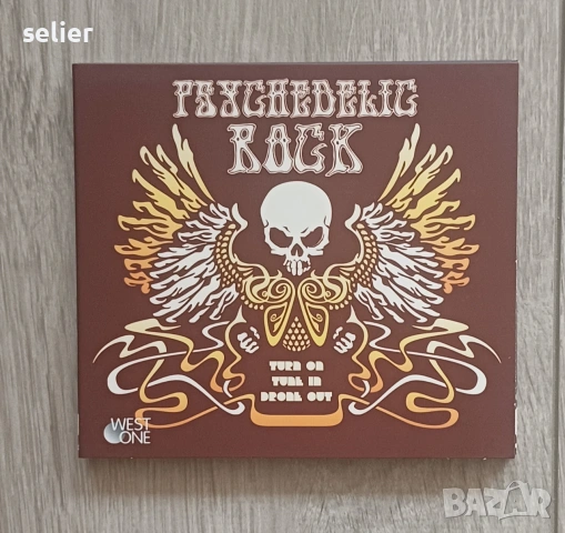 Jeff Coates & The Hangers ‎– Psychedelic Rock Оригинален диск Издание 🇬🇧 UK 2007г Стил:Psychedelic
