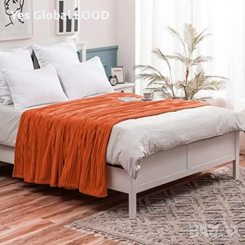 MIULEE пухкаво одеяло 150x200см Orange Red, снимка 6 - Олекотени завивки и одеяла - 54940299