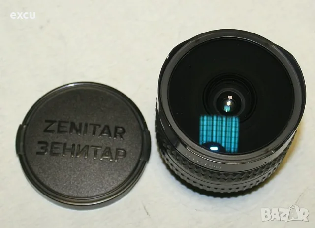 Обектив Zenitar 16mm F2.8 - Рибешко око на M42, снимка 4 - Обективи и филтри - 55595304
