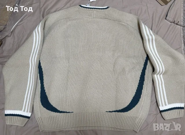пуловер Адидас L/XL, снимка 3 - Пуловери - 55599254