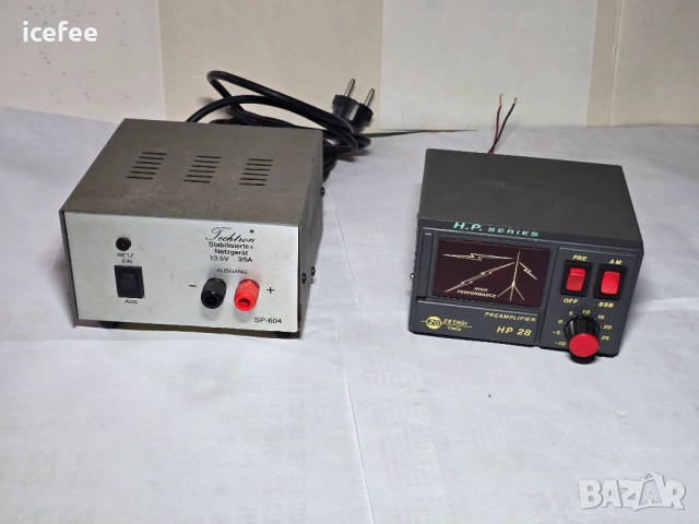 Zetagi HP 28 preamplifier и захранване 14.5V 5A