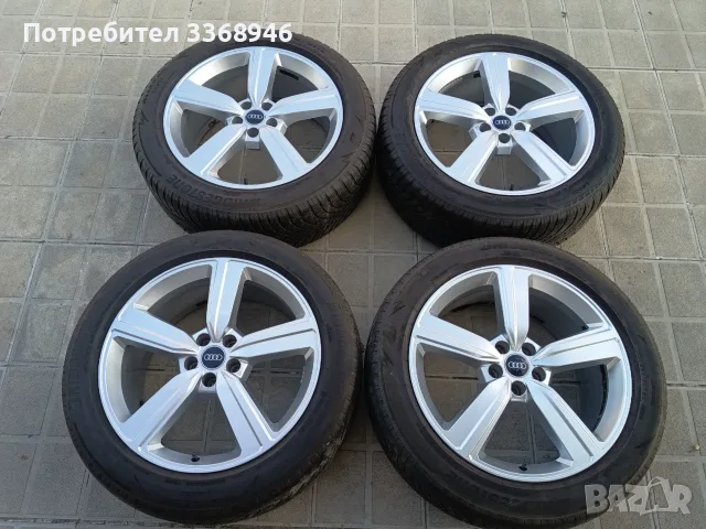 ОРИГИНАЛНИ ДЖАНТИ AUDI 20" 5X112 с гуми 255/50/20 Ауди Q5 SQ5 Q7 Q8 Etron, снимка 3 - Гуми и джанти - 55365050
