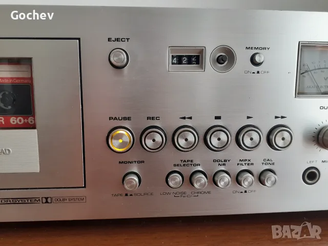 Триглав касетен дек Akai GX-C760D, снимка 3 - Декове - 55290697