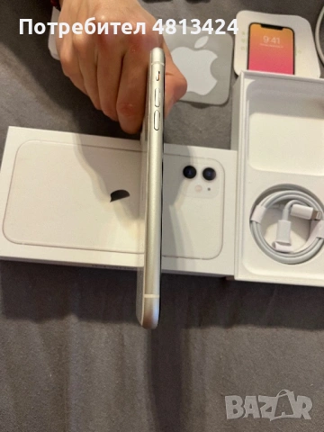 iPhone 11 white бял 81% батерия пълен комплект, снимка 6 - Apple iPhone - 54547915