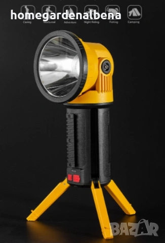 Мощен Мултифункционален LED Фенер W5165-1 | 3200LM | 4500mAh, снимка 6 - Къмпинг осветление - 54209315
