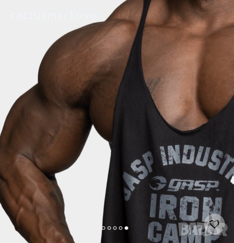 GASP - Tank Tops - Фитнес потник, снимка 3 - Спортни дрехи, екипи - 54483324