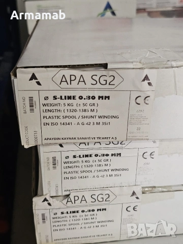 Заваръчна тел - APA KAYNAK - SG 2 - 5 КГ !, снимка 2 - Други инструменти - 54620156
