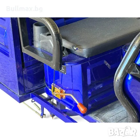 Подсилена триместна товарна електрическа карго триколка, 3500W, 600кг товароносимост, снимка 4 - Мотоциклети и мототехника - 55550569