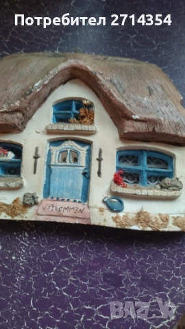 Декорация за стена 3D къщичка и дървен молив