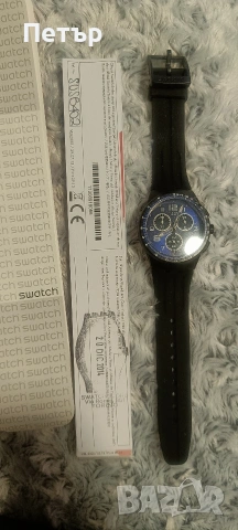 НОВ Swatch Nitespeed SUSB402 - Пълен комплект, снимка 10 - Мъжки - 54527055