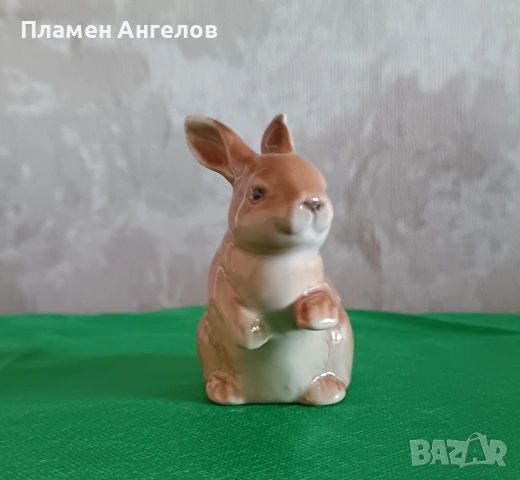 Винтидж порцеланова фигурка зайче Goebel , снимка 2 - Колекции - 54745181