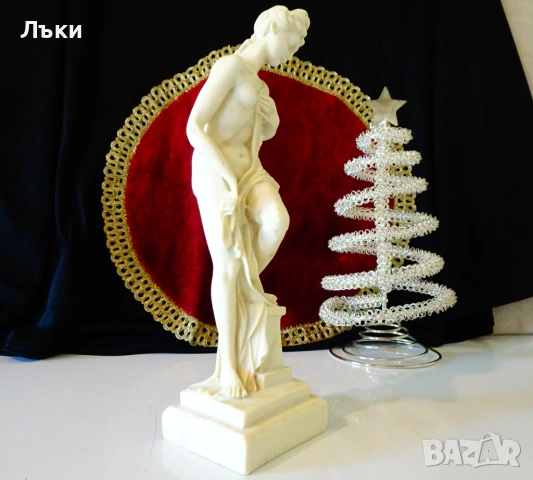 Статуя от алабастър,богиня Афродита,печат,голо тяло. , снимка 2 - Антикварни и старинни предмети - 54646058