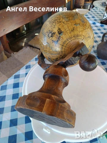 глобус стар стил , снимка 5 - Антикварни и старинни предмети - 54096080
