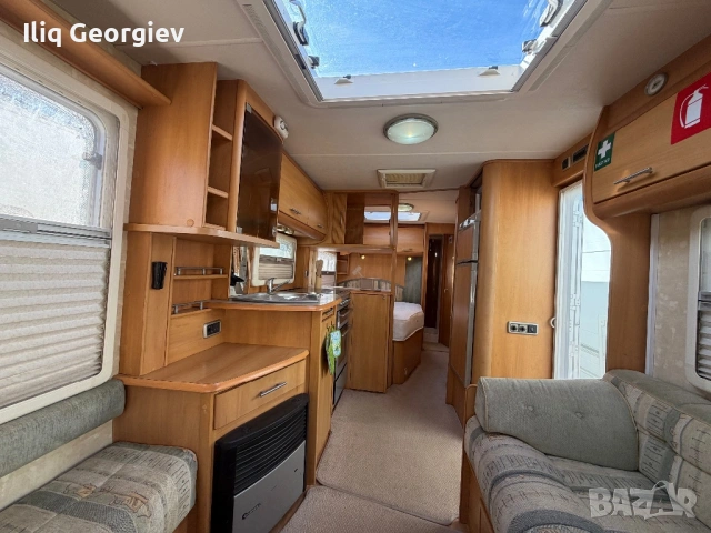 Каравана Swift Conqueror-Френска Спалня/ТЕНТА/СОЛАР/MOVER/Душ кабина/КАТО НОВА, снимка 6 - Каравани и кемпери - 54142112