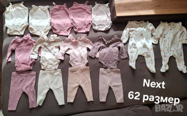 Лот дрешки за момиче 56- 62ри размер Next, Waikiki , снимка 11 - Комплекти за бебе - 53737029