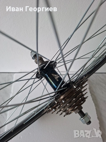 Отлична задна Капла Crosser X3 28" алуминий главина Joytech касета Shimano MF-TZ20 6 скорости , снимка 2 - Части за велосипеди - 54683696