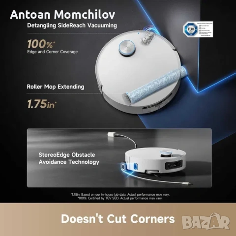 Робот прахосмукачка DREAME Aqua10 Ultra Roller Complete, снимка 5 - Прахосмукачки - 54805316
