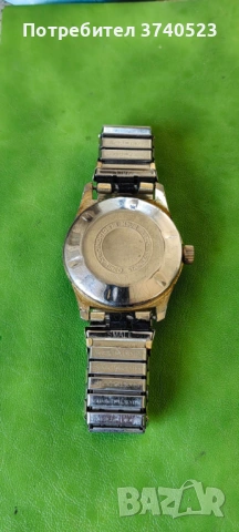 Винтидж механичен часовник Umf Ruhla кал.24 с ръчно навиване, позлатен, снимка 3 - Мъжки - 54098634