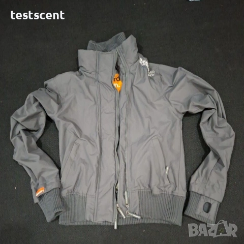 Мъжко яке тип ветровка Men’s Superdry Windbreaker Jacket – XXL черно и оранжево, снимка 14 - Якета - 54325284