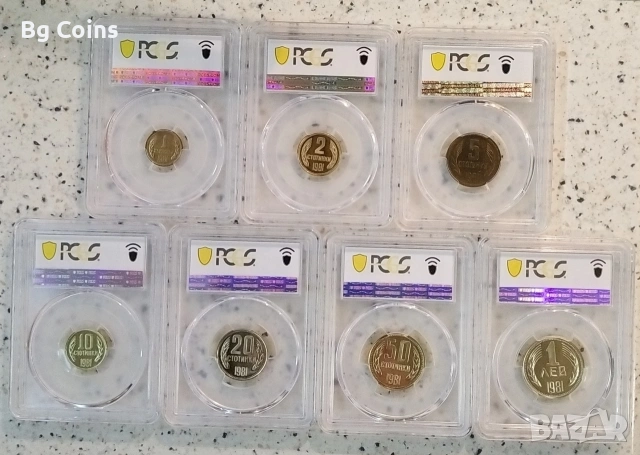 Сет 1981 Мат гланц PCGS , снимка 2 - Нумизматика и бонистика - 47243908