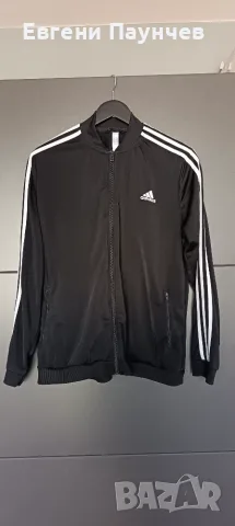 Adidas размер XL мъжко спортно горнище с цип в черно