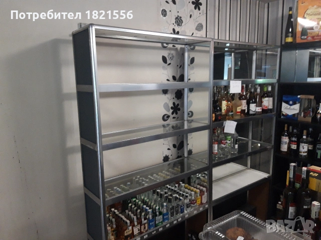 алуминиеви стелажи, секции и оборудване за магазин, снимка 5 - Секции и витрини - 54773905