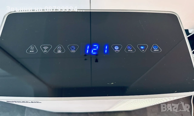 Пречиствател на въздух Hygea Air Prо, HEPA H13, Smart Wi-Fi, UV лампа, Йонизатор, 58W, Бял, снимка 5 - Други стоки за дома - 53508408