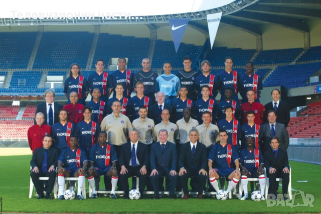 Оригинална футболна тениска Пари Сен Жермен ПСЖ домакински екип 2003/2004 Nike, мъжки XL, снимка 11 - Спортни дрехи, екипи - 54679490