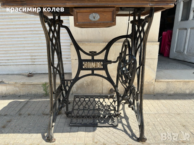 стара немска шевна машина "GRITZNER, снимка 4 - Антикварни и старинни предмети - 54741543