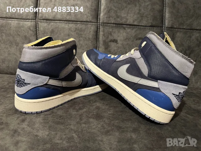 Nike Air Jordan 1 Mid SE Craft Obsidian French Blue., снимка 5 - Маратонки - 55325663