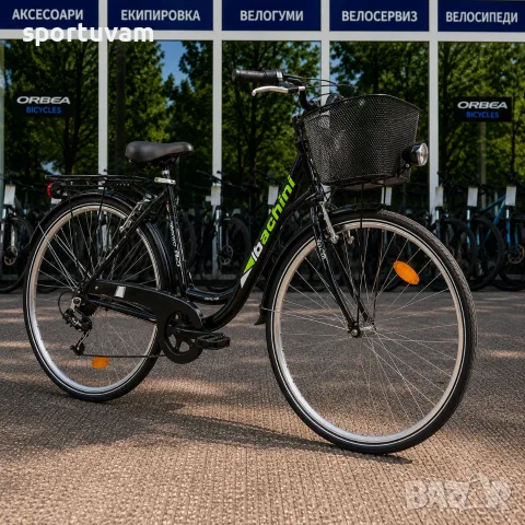 НОВ Градски Велосипед Velotec 28 Black - БЕЗПЛАТНА ДОСТАВКА, снимка 2 - Велосипеди - 55389121
