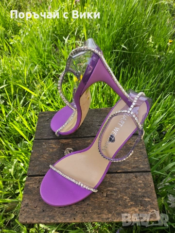 Сандали на ток Stuart Weitzman 42.5 размер, снимка 4 - Сандали - 54367211