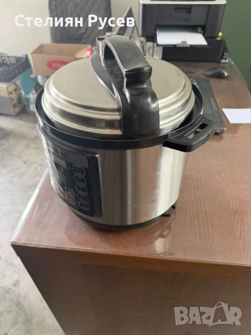240399  Мултикукър под налягане Crown CPC-506BF, 1000W, 6 л, 11 програми - цена 35 евро или  68.45 л, снимка 4 - Мултикукъри - 53961579