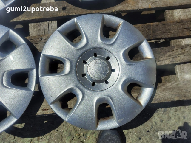 14 цола Тасове SKODA Fabia 5J0601147A Оригинал, снимка 2 - Аксесоари и консумативи - 54999618