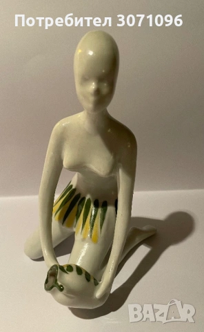 Българска стара порцеланова фигура, снимка 5 - Антикварни и старинни предмети - 54130158