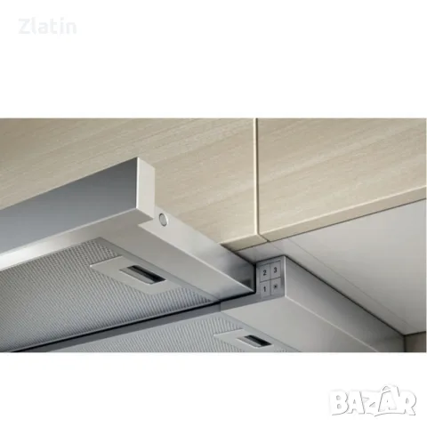Телескопичен аспиратор PYRAMIS ES3 Inox 60 см – Чисто нов, снимка 4 - Абсорбатори - 55581137