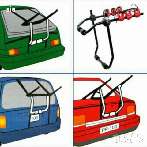 Стойка за велосипед за кола, джип, комби, SUV, троен багажник за колелета, снимка 4 - Аксесоари и консумативи - 54533012