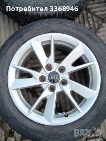 Комплект джанти Audi с гуми 16" 5х112 , снимка 15 - Гуми и джанти - 54795679