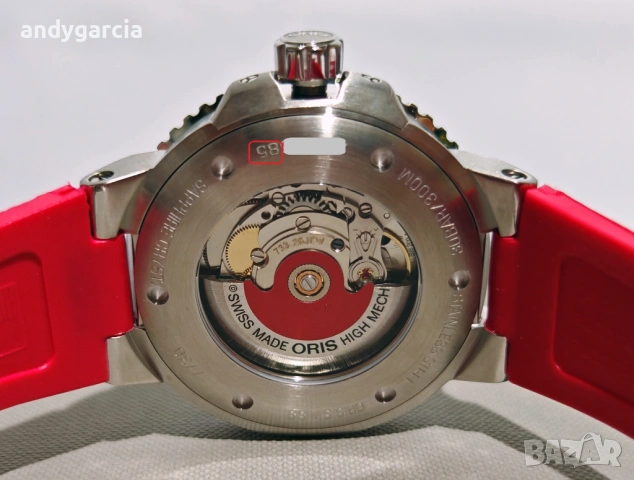 Oris Aquis Date Relief Мъжки часовник 43мм automatic diving 733 7730 4153 с кутия книжки като нов, снимка 17 - Мъжки - 54778173