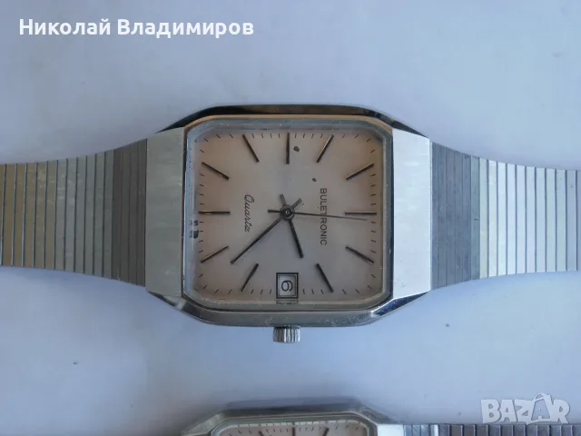 Buletronic Булетроник 2 бр. български мъжки и дамски ръчен часовник, снимка 6 - Мъжки - 46675961