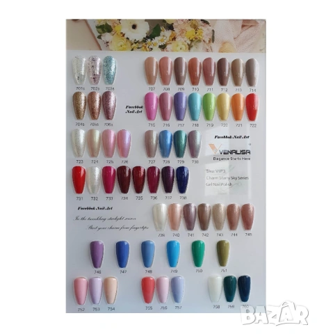 Venalisa VIP1 UV LED гел лак, снимка 18 - Продукти за маникюр - 22081982