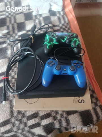PlayStation 4 slim PlayStation 500gb със два джоистика, снимка 6 - PlayStation конзоли - 54946713