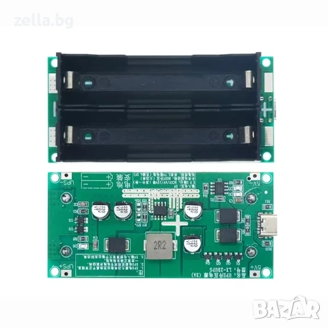 Мини UPS модул 5V/3A или 12V/1.2A – непрекъсваемо захранване за 18650 батерии, IoT, рутери 10463, снимка 15 - Друга електроника - 54703478