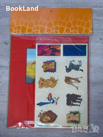 Неразопакован винтидж албум на Panini Цар лъв| The Lion King + стикери , снимка 2 - Колекции - 54846438