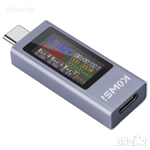 USB-C мултиметър Kowsi KWS-2302C – Тестер 4-30V 12A, PD QC, измерване на капацитет 10437